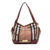 Small House Check Canvas Canterbury Tote