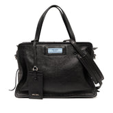Glace Calfskin Etiquette Satchel
