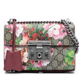 Small GG Supreme Blooms Padlock Crossbody