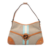 Canvas Web Reins Shoulder Bag
