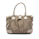 GG Canvas Sukey Satchel