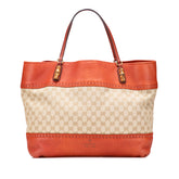 Large GG Canvas Laidback Crafty Tote