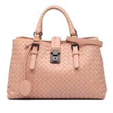 Small Nappa Intrecciato Roma Satchel