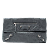 Lambskin Motocross Giant 12 Envelope Clutch
