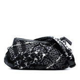 Floral Beat Check Nylon Foley Hobo