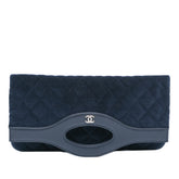 Quilted Velvet 31 Clutch