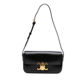 Shiny Calfskin Claude Shoulder Bag