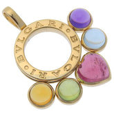 Bvlgari Allegra Round Pendant 18 yellow gold Color multicolor