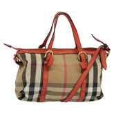 Burberry Bridle House Salisbury Tote Nova Check Canvas