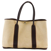 Hermes Garden Party Tote Toile and Leather