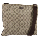 Gucci Flat Messenger Bag GG Canvas