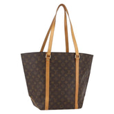 Louis Vuitton Shopping Sac Handbag Monogram Canvas