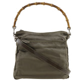 Gucci Vintage Bamboo Shoulder Bag Nylon