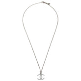 Chanel CC Pendant Necklace Metal
