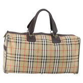 Burberry Vintage Duffle Bag Haymarket Canvas