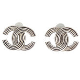 Chanel CC Clip-On Earrings Metal