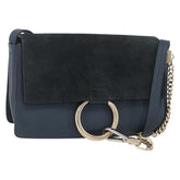 Chloe Faye Shoulder Bag Leather and Suede