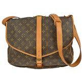 Louis Vuitton Saumur Handbag Monogram Canvas
