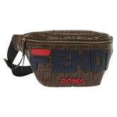 Fendi Mania Logo Waist Bag Zucca Coated Canvas