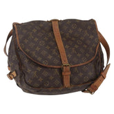 Louis Vuitton Saumur Handbag Monogram Canvas