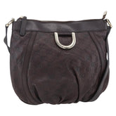 Gucci D Ring Messenger Bag Guccissima Leather