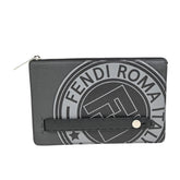 Fendi logo zip pouch FF Printed Leathear