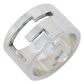 Gucci Logo Band Ring Sterling Silver
