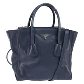 Prada Cuir Convertible Shopping Tote Leather