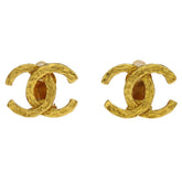 Chanel CC Clip-On Earrings Metal