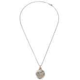 Chanel Medallion Pendant Necklace Metal