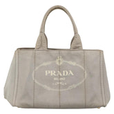 Prada Canapa Convertible Tote Canvas