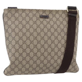 Gucci Zip Top Messenger Bag GG Coated Canvas