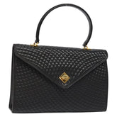 Bally Vintage Handbag Quilted Leather