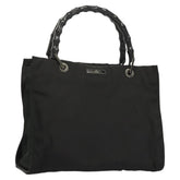 Gucci Vintage Bamboo Handle Tote Nylon