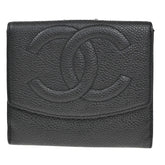 Chanel Timeless Trifold Wallet Leather