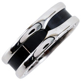 Bvlgari Save the Children One Band Ring Sterling Silver and Ceramic