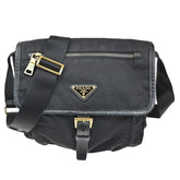 Prada Buckle Messenger Bag Tessuto