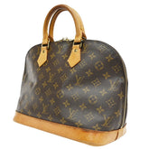 Louis Vuitton Alma Handbag Monogram Canvas