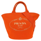 Prada Canapa Convertible Shopping Tote Canvas