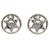 Chanel CC Round Earrings Metal