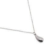 Tiffany & Co. Elsa Peretti Teardrop Pendant Necklace Sterling Silver
