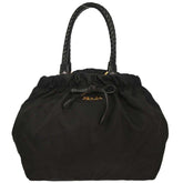 Prada Convertible Bow Tote Tessuto