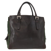 Prada Vintage Tote Tessuto with Leather