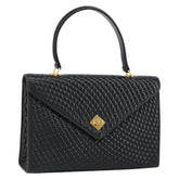 Bally Vintage Handbag Quilted Leather