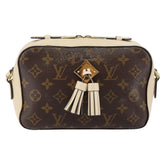 Louis Vuitton Saintonge Handbag Monogram Canvas with Leather