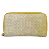 Bottega Veneta Intrecciato Long Zip Wallet Leather