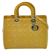 Christian Dior Vintage Lady Dior Bag Cannage Quilt Patent