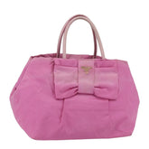 Prada Bow Tote Tessuto with Leather