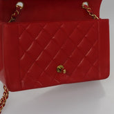 Chanel Vintage Diana Flap Bag Quilted Lambskin