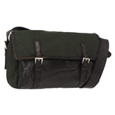 Prada Double Buckle Flap Messenger Bag Tessuto